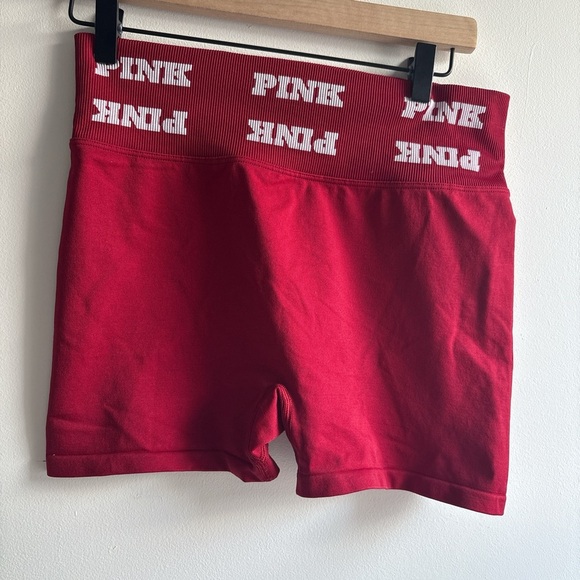 PINK Victoria's Secret Red Bike Shorts - Picture 1 of 4